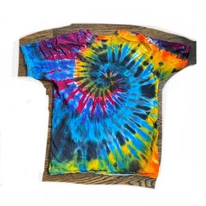 Fun batik cotton graphic tee shirt